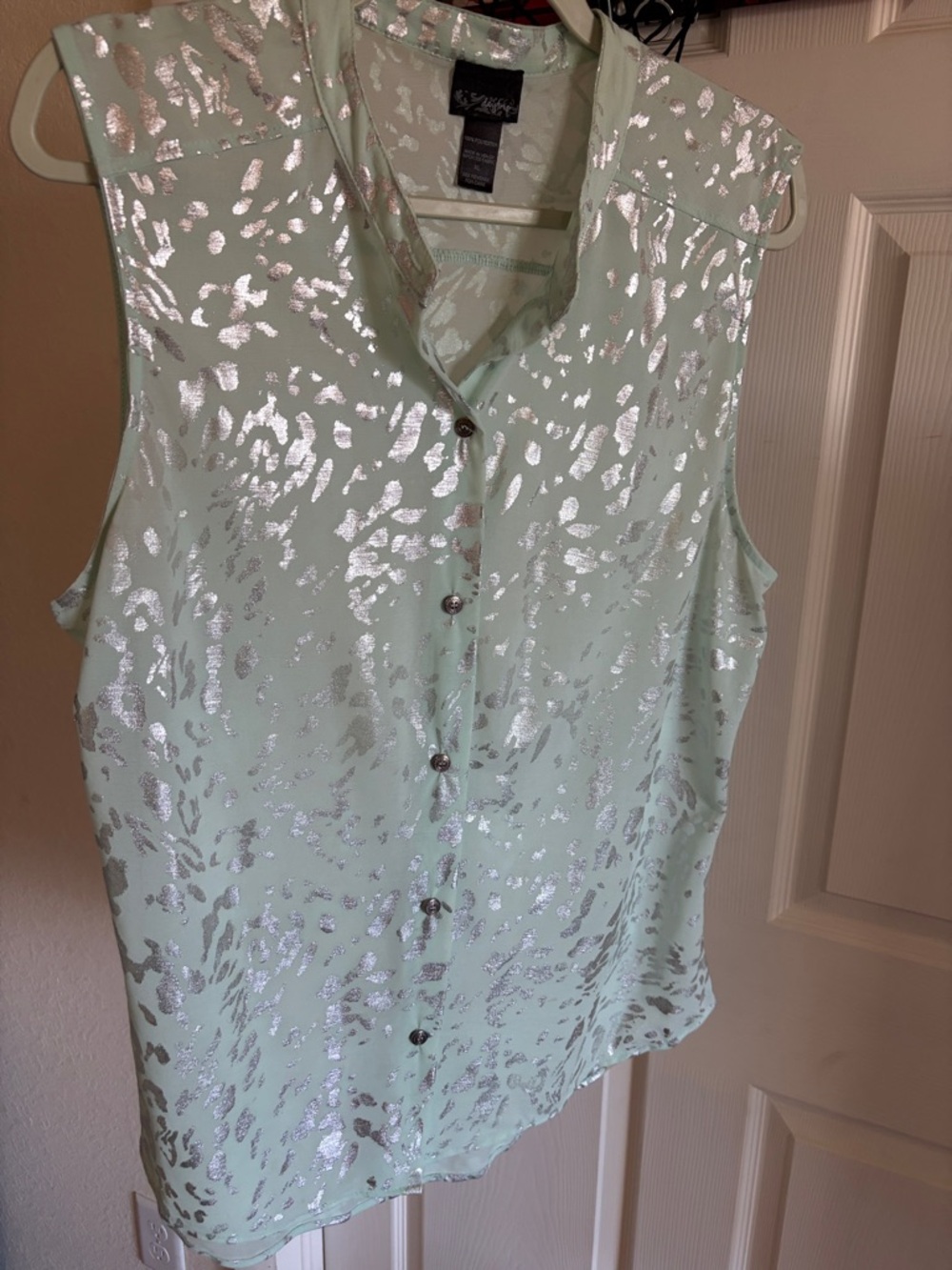 Daytrip - sheer sleeveless top XL - Picture 2 of 7